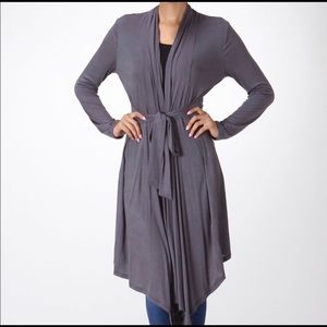 Duster Cardigan Gray